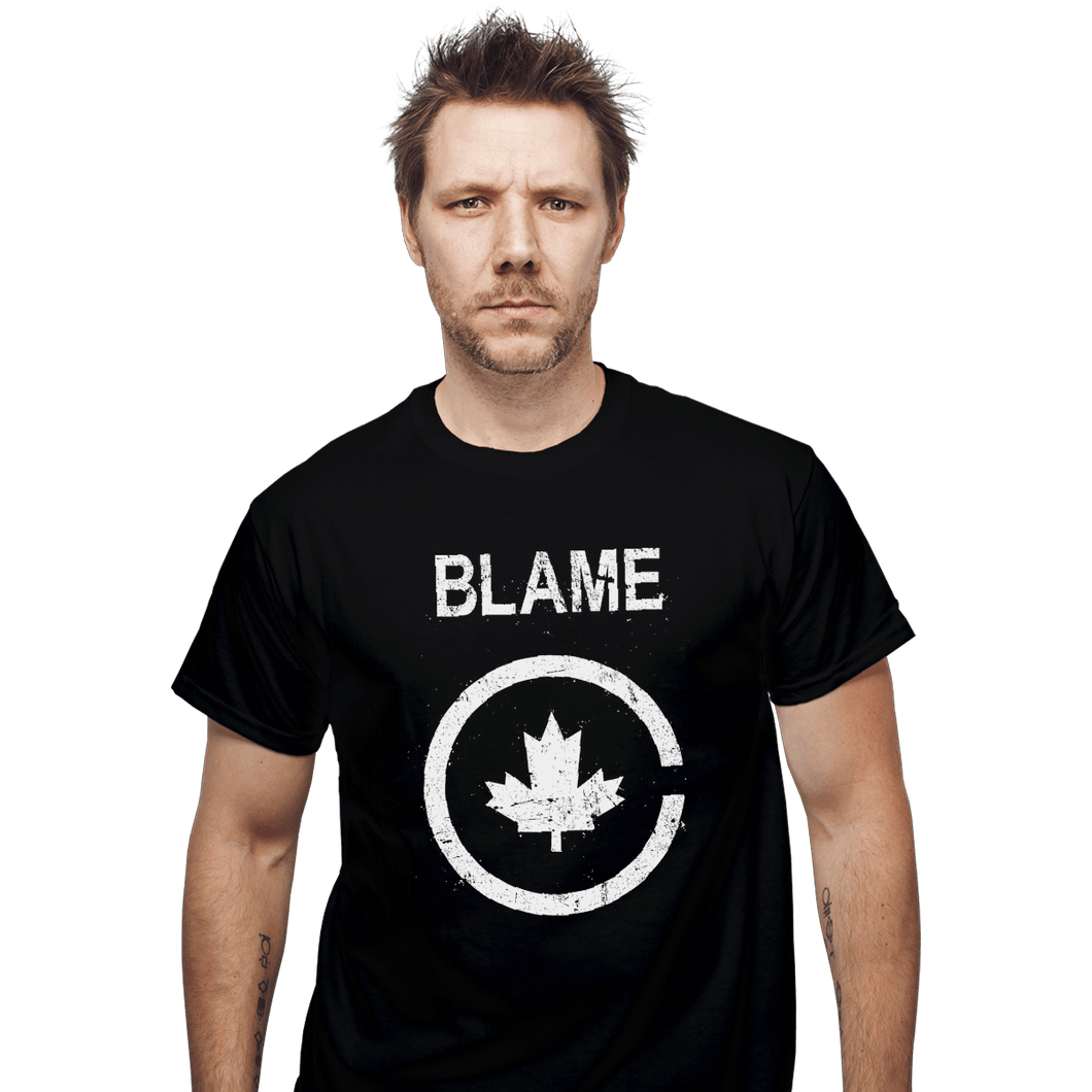 Shirts T-Shirts, Unisex / Small / Black Blame Canada