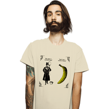 Load image into Gallery viewer, Shirts T-Shirts, Unisex / Small / Natural The Olde Joke Of A Big Spoon And A Banana
