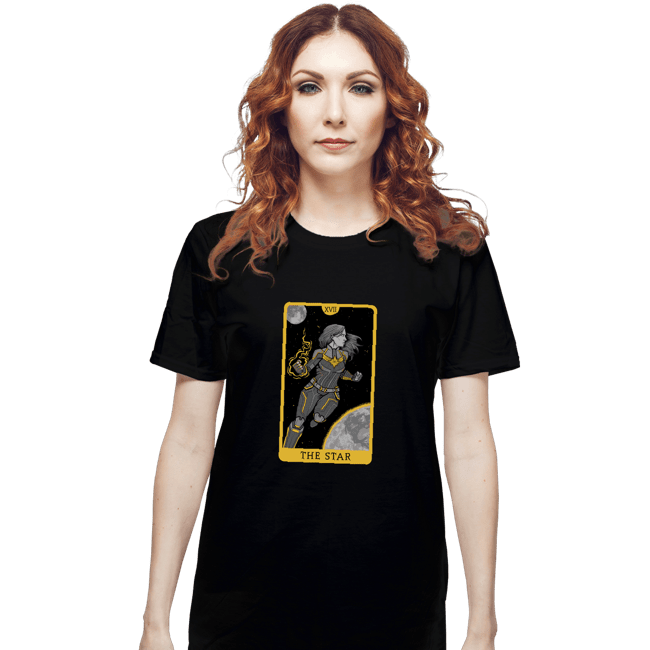 Shirts T-Shirts, Unisex / Small / Black Tarot The Star