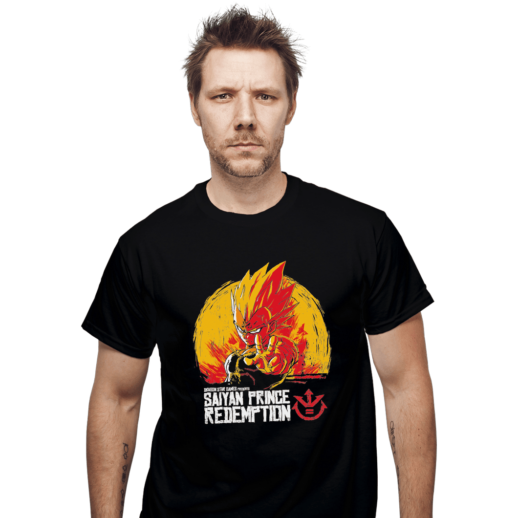 Shirts T-Shirts, Unisex / Small / Black Saiyan Prince Redemption