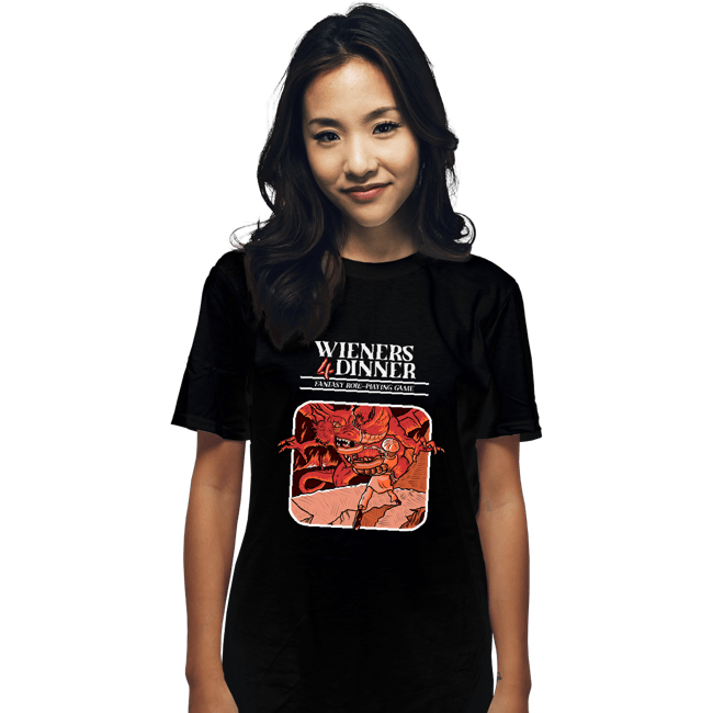 Secret_Shirts T-Shirts, Unisex / Small / Black Wieners 4 Dinner