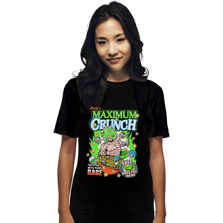 Shirts T-Shirts, Unisex / Small / Black Maximum Crunch
