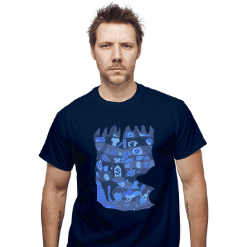 Shirts T-Shirts, Unisex / Small / Navy Part Of My World