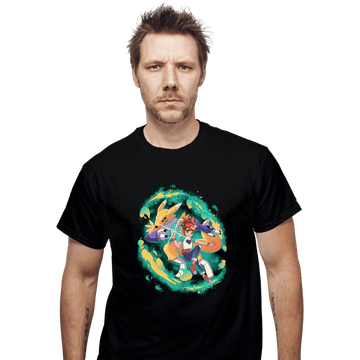 Shirts T-Shirts, Unisex / Small / Black Digi Fox