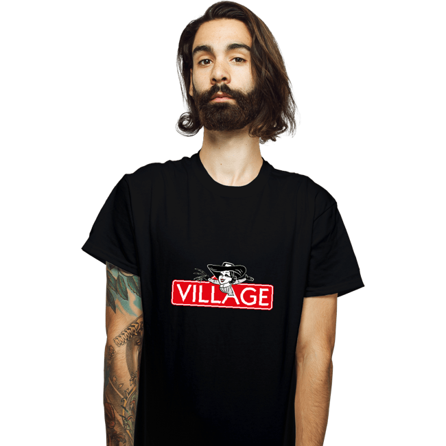 Shirts T-Shirts, Unisex / Small / Black Villageopoly