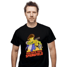 Load image into Gallery viewer, Daily_Deal_Shirts T-Shirts, Unisex / Small / Black Escape From Springfield
