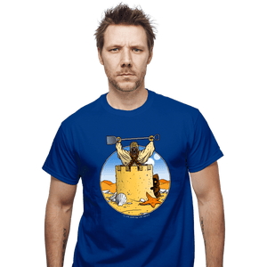 Shirts T-Shirts, Unisex / Small / Royal Blue Sand Castle People