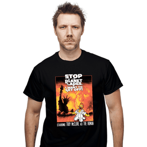 Secret_Shirts T-Shirts, Unisex / Small / Black Stop The Planet