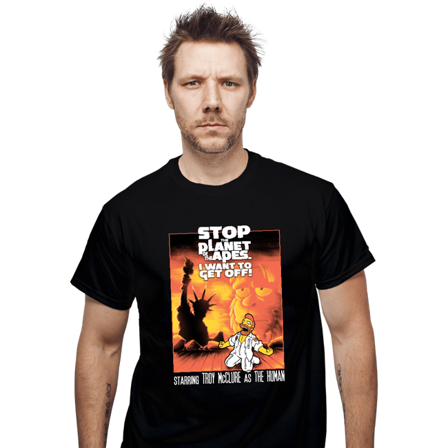 Secret_Shirts T-Shirts, Unisex / Small / Black Stop The Planet