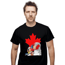 Load image into Gallery viewer, Shirts T-Shirts, Unisex / Small / Black Captain Canuck And Team Canada
