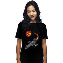 Load image into Gallery viewer, Shirts T-Shirts, Unisex / Small / Black Leaf On The Wind
