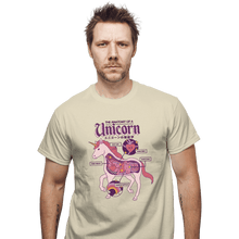 Load image into Gallery viewer, Shirts T-Shirts, Unisex / Small / Natural Unicorn Anatomy
