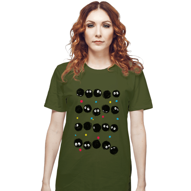 Shirts T-Shirts, Unisex / Small / Military Green The Black Sprites