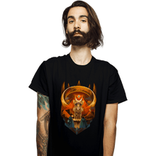 Load image into Gallery viewer, Daily_Deal_Shirts T-Shirts, Unisex / Small / Black Art Deco Dark Fortress
