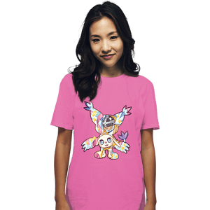 Shirts T-Shirts, Unisex / Small / Azalea Magical Silhouettes - Gatomon