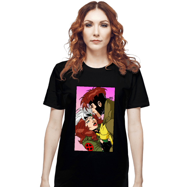 Shirts T-Shirts, Unisex / Small / Black Rogue And Gambit