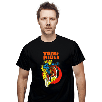 Shirts T-Shirts, Unisex / Small / Black Toast Rider