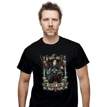 Daily_Deal_Shirts T-Shirts, Unisex / Small / Black The Groovy Hero