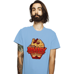 Shirts T-Shirts, Unisex / Small / Powder Blue Goron’s Ruby Rock Candy