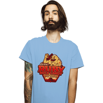 Shirts T-Shirts, Unisex / Small / Powder Blue Goron’s Ruby Rock Candy