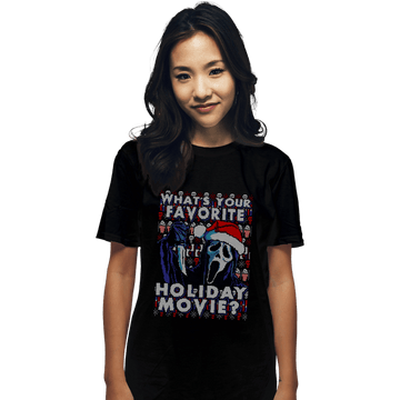 Secret_Shirts T-Shirts, Unisex / Small / Black Holiday Scream