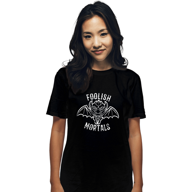 Sold_Out_Shirts T-Shirts, Unisex / Small / Black Foolish Mortals