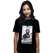 Load image into Gallery viewer, Daily_Deal_Shirts T-Shirts, Unisex / Small / Black Tarot Ghibli The Magician
