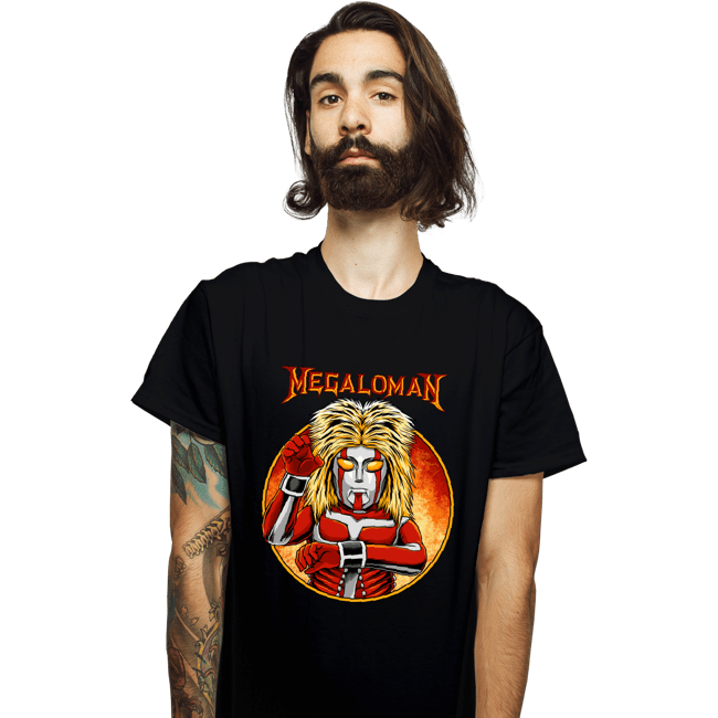 Shirts T-Shirts, Unisex / Small / Black Megaloman