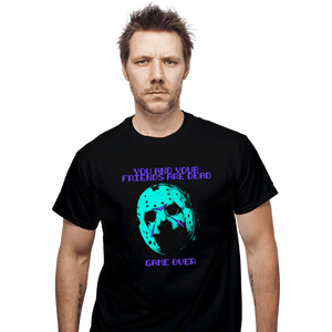 Secret_Shirts T-Shirts, Unisex / Small / Black GAME OVER NES