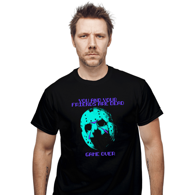 Secret_Shirts T-Shirts, Unisex / Small / Black GAME OVER NES