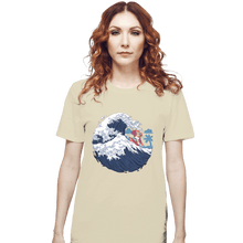 Load image into Gallery viewer, Shirts T-Shirts, Unisex / Small / Natural Funky Wave
