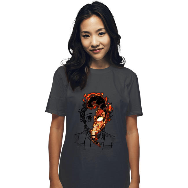 Daily_Deal_Shirts T-Shirts, Unisex / Small / Charcoal Power God Of Fire