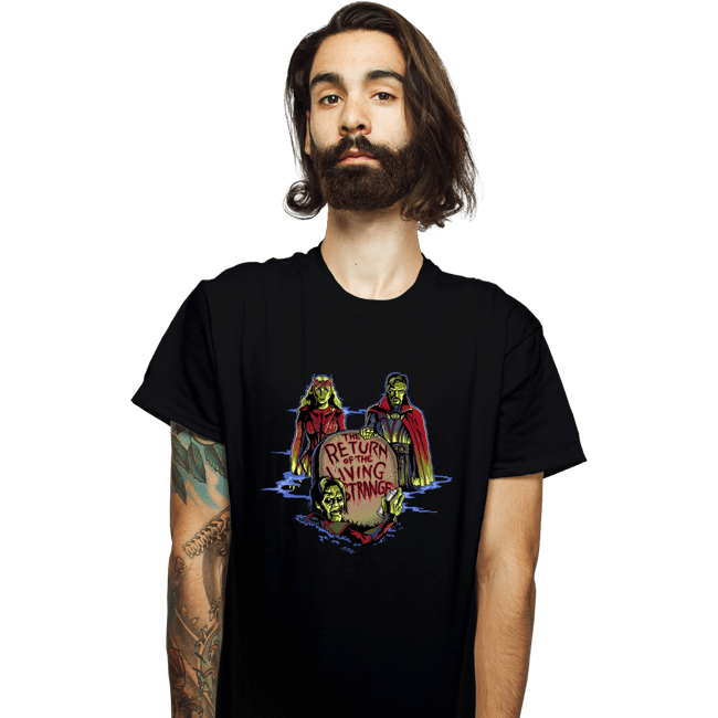 Daily_Deal_Shirts T-Shirts, Unisex / Small / Black The Living Strange