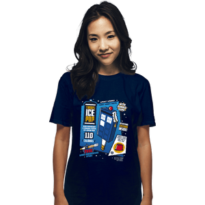 Shirts T-Shirts, Unisex / Small / Navy Tardis Ice Pop