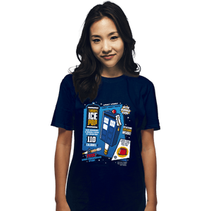 Shirts T-Shirts, Unisex / Small / Navy Tardis Ice Pop