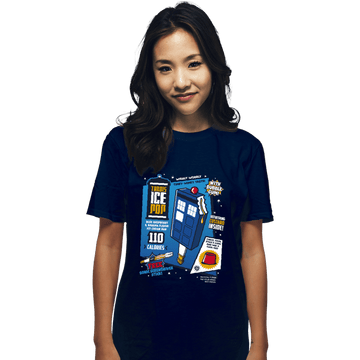 Shirts T-Shirts, Unisex / Small / Navy Tardis Ice Pop