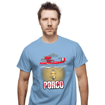Daily_Deal_Shirts T-Shirts, Unisex / Small / Powder Blue Porco