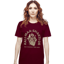 Load image into Gallery viewer, Shirts T-Shirts, Unisex / Small / Maroon Kali Maa
