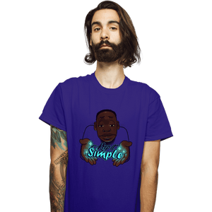 Shirts T-Shirts, Unisex / Small / Violet Keep It Simple