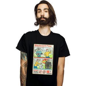Secret_Shirts T-Shirts, Unisex / Small / Black Coin Toss Guide