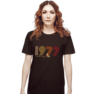 Shirts T-Shirts, Unisex / Small / Dark Chocolate 1977 A New Hope