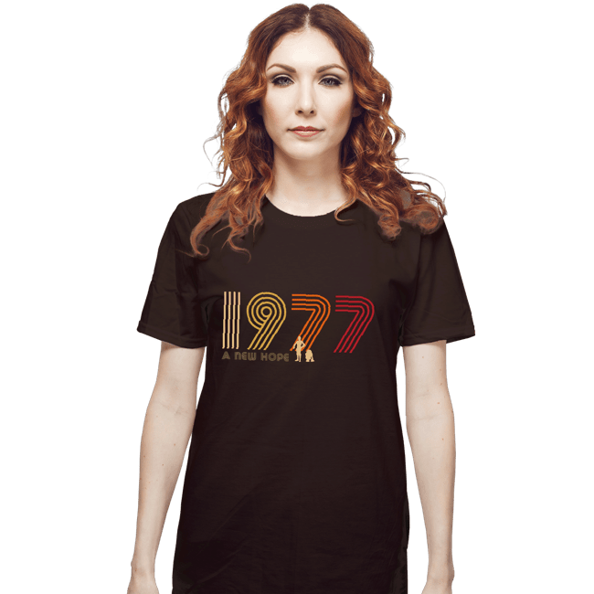 Shirts T-Shirts, Unisex / Small / Dark Chocolate 1977 A New Hope