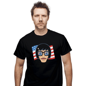 Shirts T-Shirts, Unisex / Small / Black Star Spangled Butt