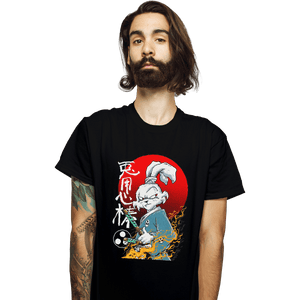 Shirts T-Shirts, Unisex / Small / Black Fighter Rabbit