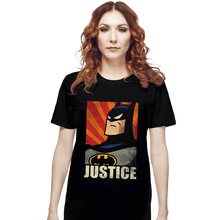 Load image into Gallery viewer, Shirts T-Shirts, Unisex / Small / Black Bat Justice
