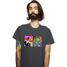 Load image into Gallery viewer, Secret_Shirts T-Shirts, Unisex / Small / Charcoal Yelling At Joker
