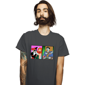 Secret_Shirts T-Shirts, Unisex / Small / Charcoal Yelling At Joker