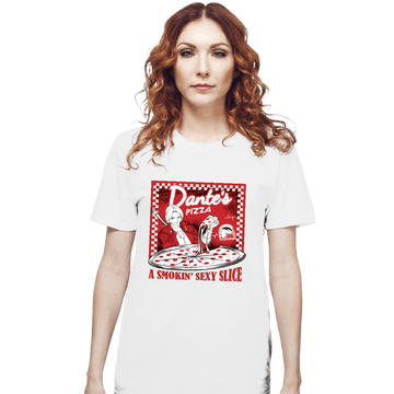 Shirts T-Shirts, Unisex / Small / White Sexy Slice