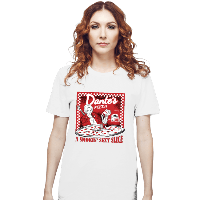 Shirts T-Shirts, Unisex / Small / White Sexy Slice