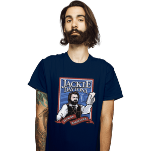 Shirts T-Shirts, Unisex / Small / Navy Jackie Daytona - Regular Human Bartender